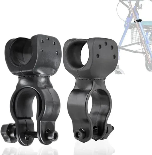 Light Holder / Crutch Holder For / Bike or Mobility Aid
