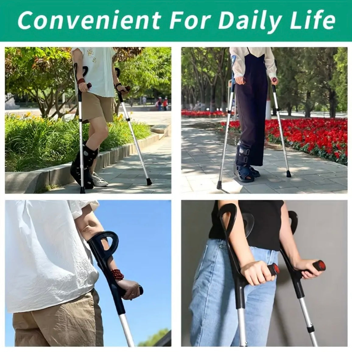 Walking Aid — Fold Up Crutch