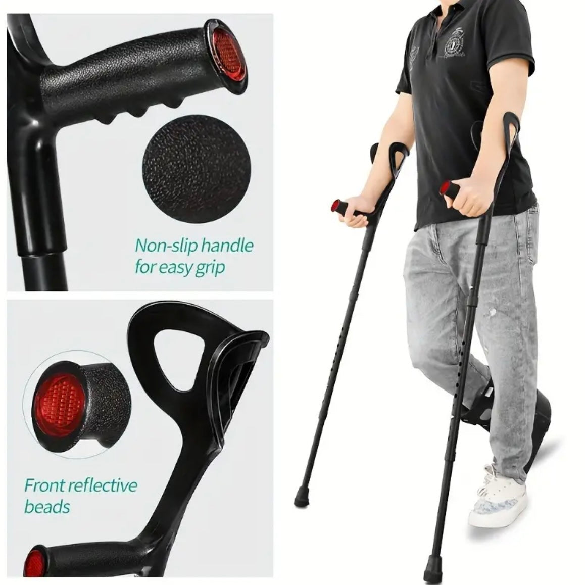 Walking Aid — Fold Up Crutch