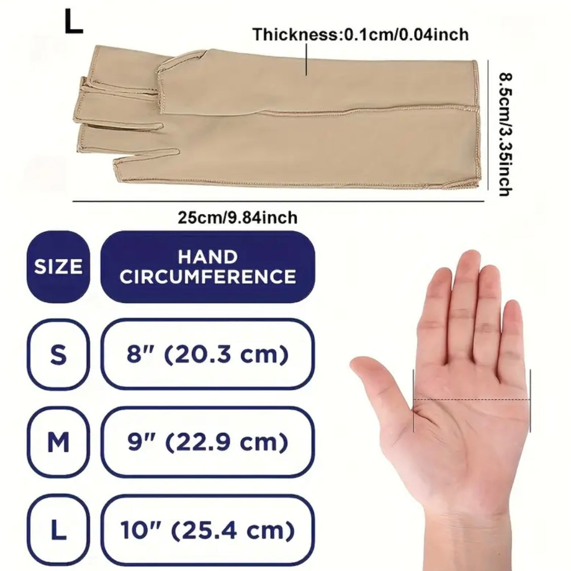 Compression Gloves, thicker