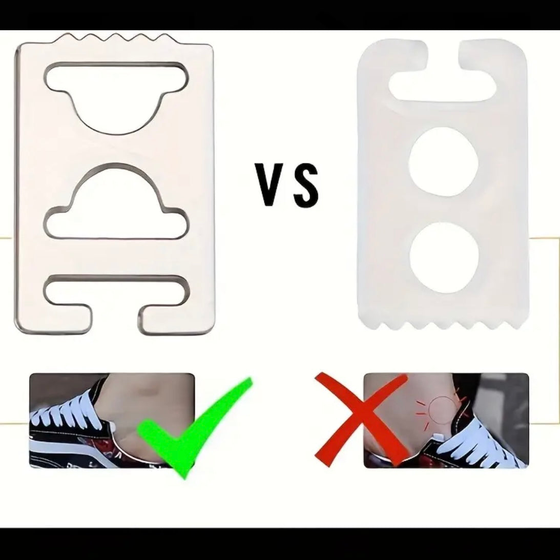 Shoelaces - No-tie Invisible Anchor Clips