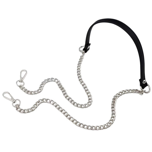 Bag Straps — Leatherette + Gold Chain