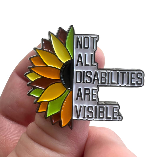 Pin — Not All Disabilities Are Visible Flower