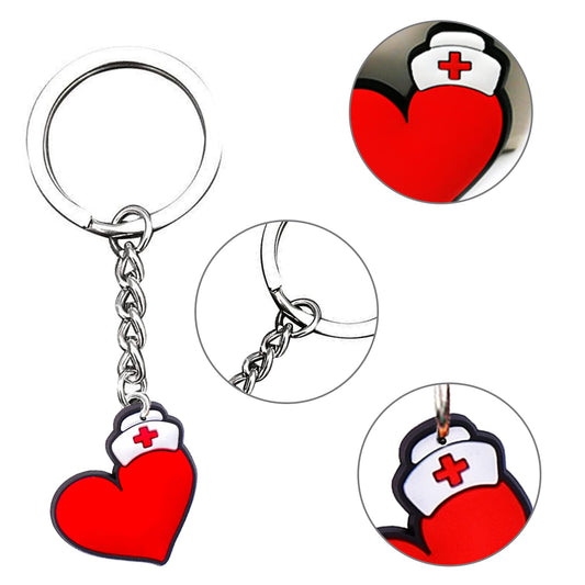 Keyring — 'Nurses Heart'