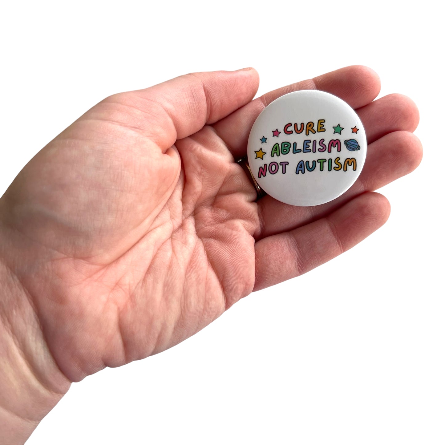 Pin — ‘Cure Ableism Not Autism’