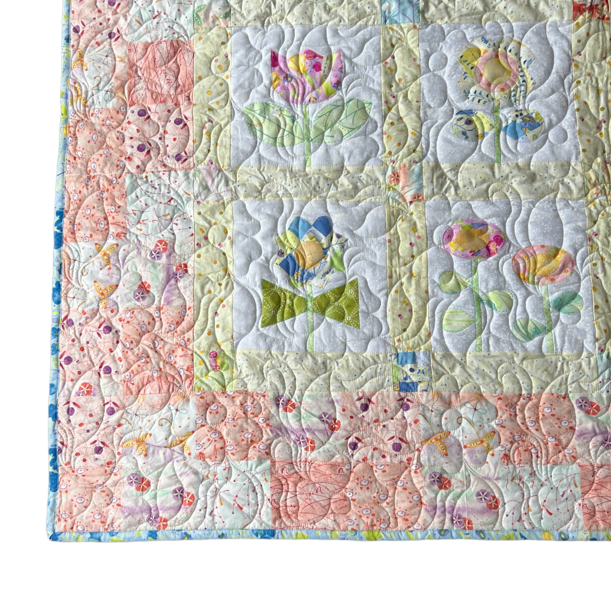 Quilt — Floral, Single Bed Quilt Baby & Toddler Car Seat Accessories Splash Quilting