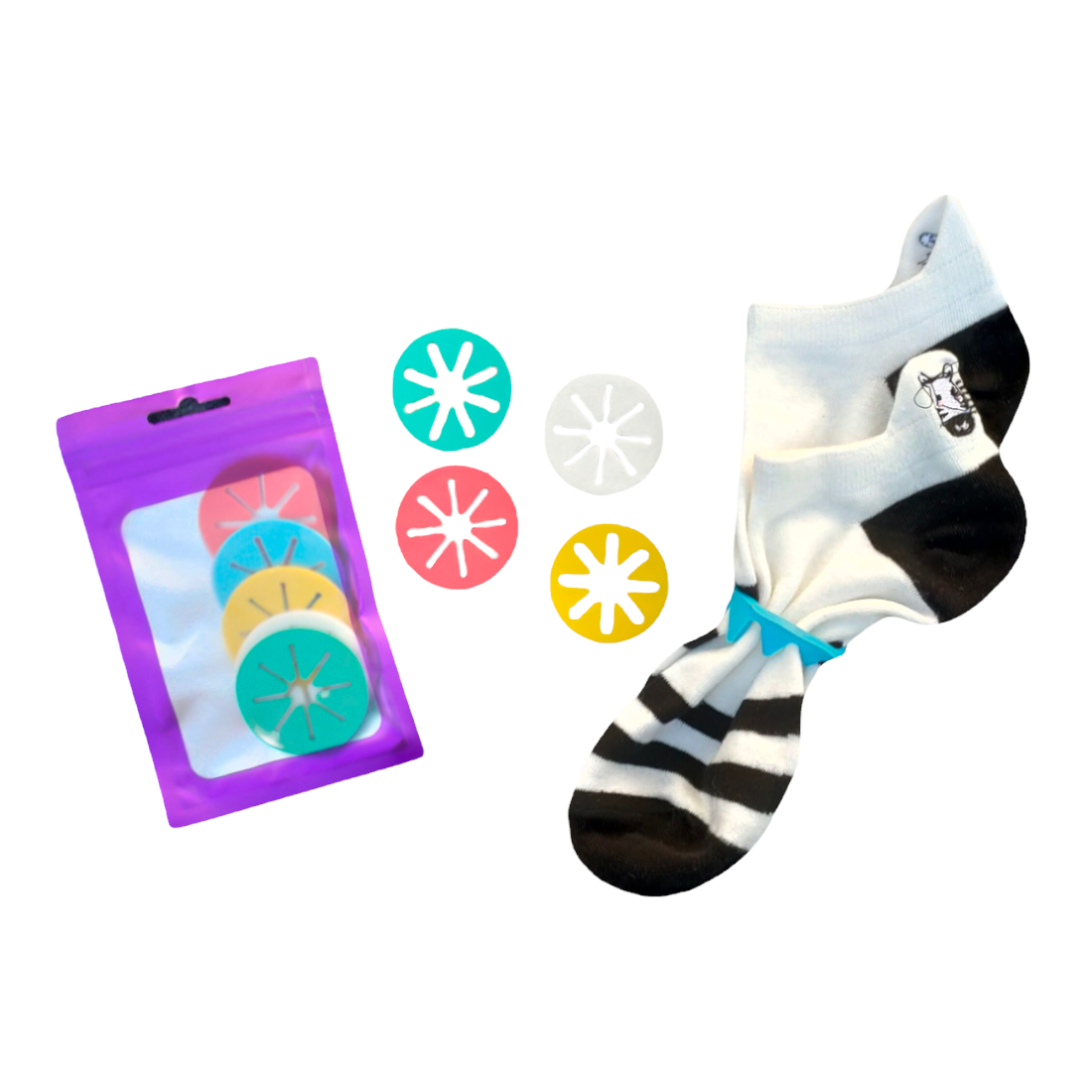 Socks Holder Rings, 5 pack.