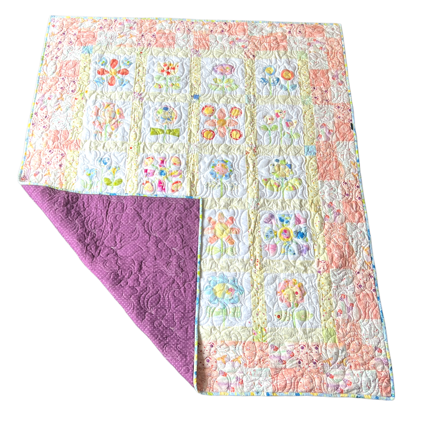Quilt — Floral, Single Bed Quilt Baby & Toddler Car Seat Accessories Splash Quilting