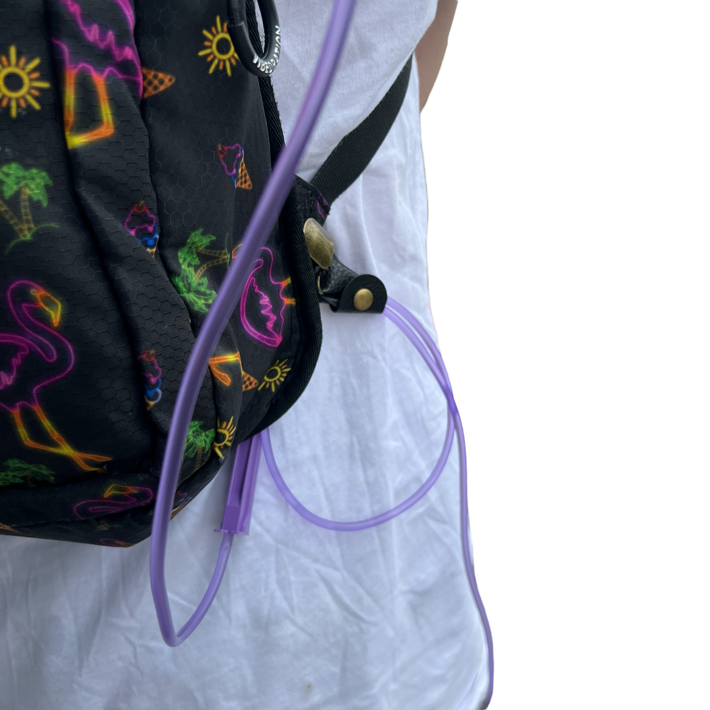 Leather Tubie Clip / Handbag Accessory  SPIRIT SPARKPLUGS