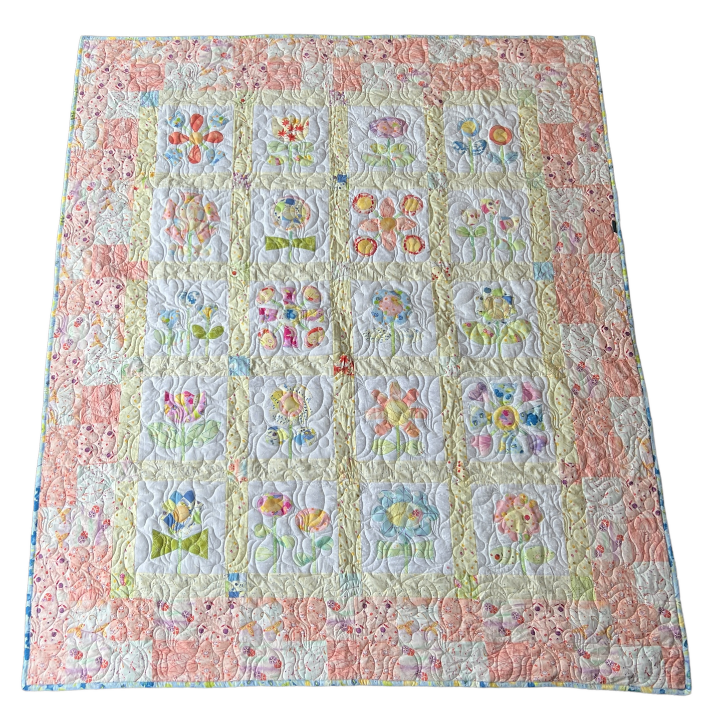 Quilt — Floral, Single Bed Quilt Baby & Toddler Car Seat Accessories Splash Quilting