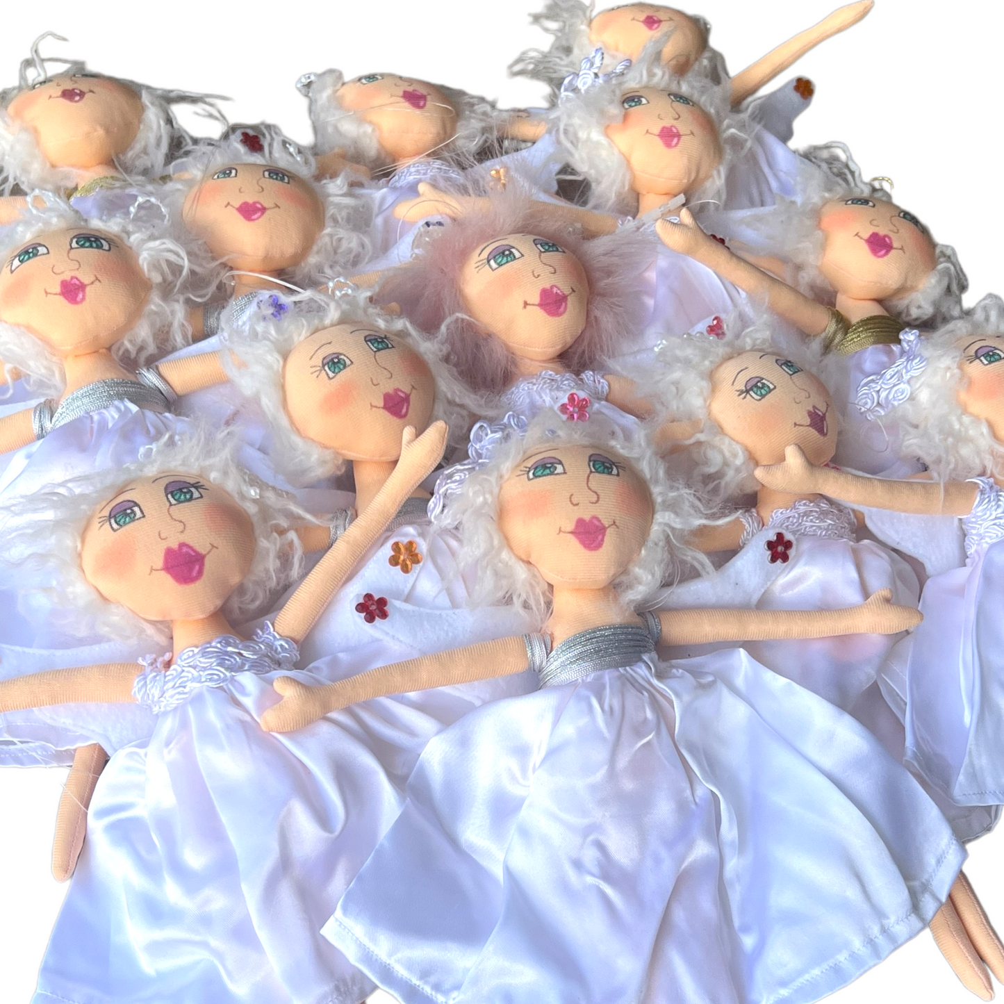 Hanging Christmas Angel Dolls  Splash Quilting