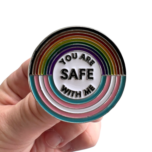 Pin — 'You Are Safe With Me LGBT'