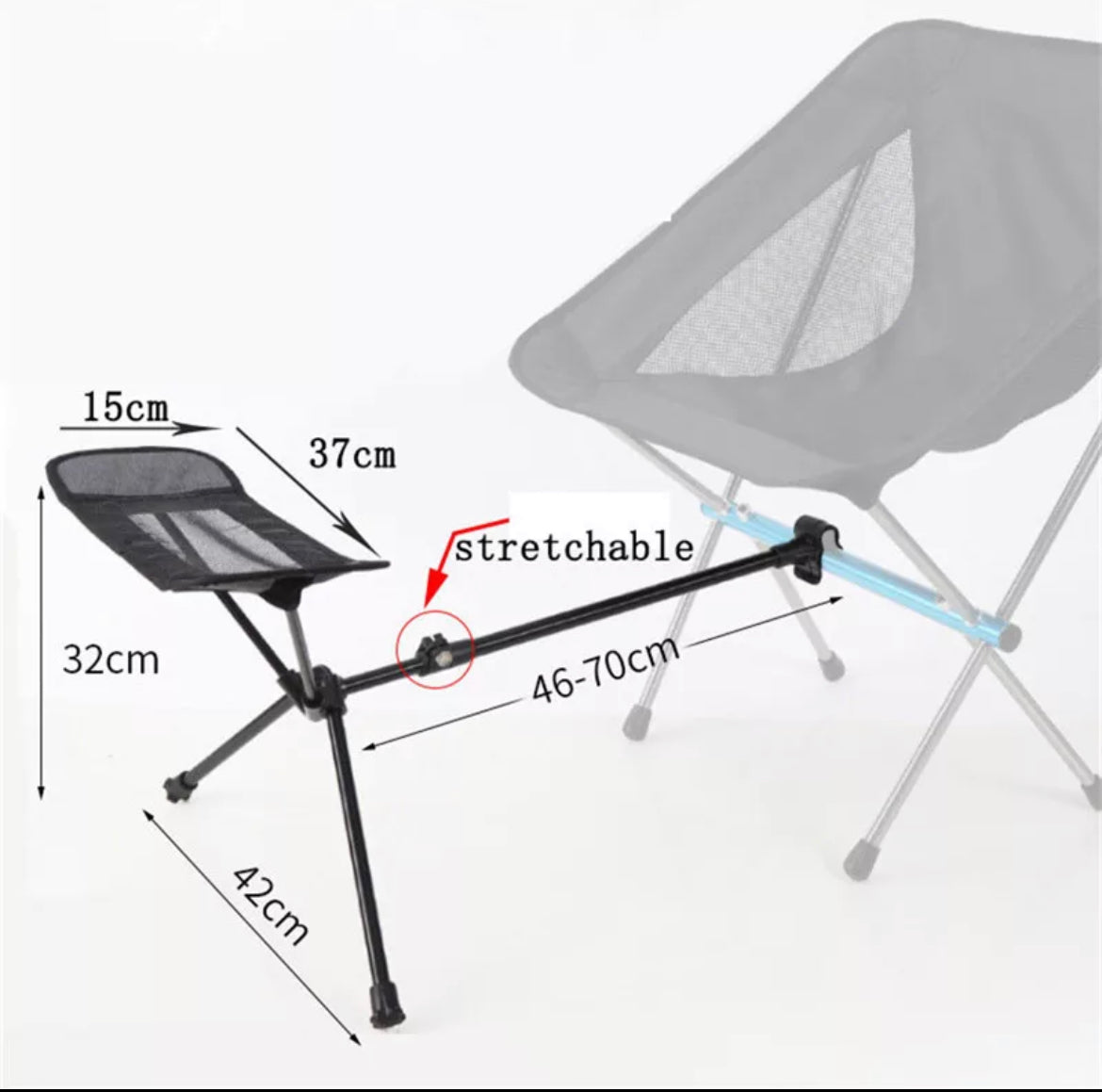 💡🍦📸✝️ Portable Camping Chair Foot Rest SPIRIT SPARKPLUGS