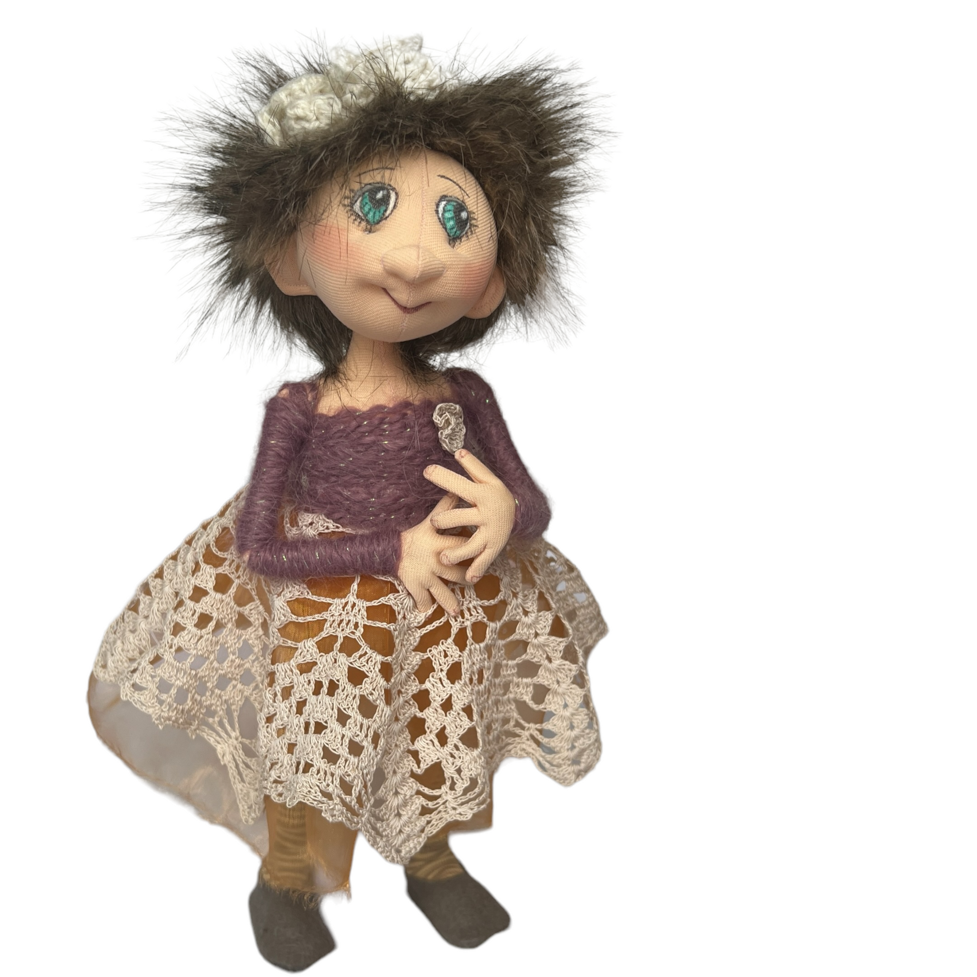 Tina, Sitting Standing Dolls  Splash Quilting