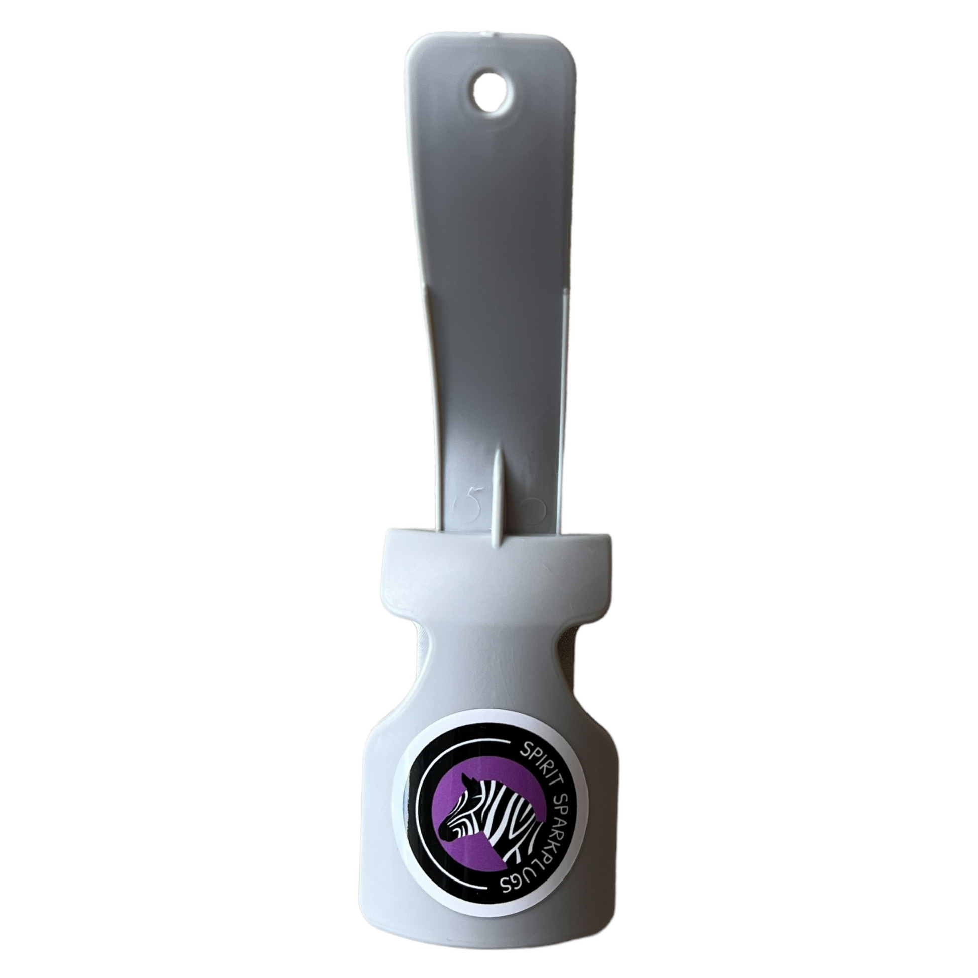 Easy On Easy Off Shoe Horn  SPIRIT SPARKPLUGS Grey