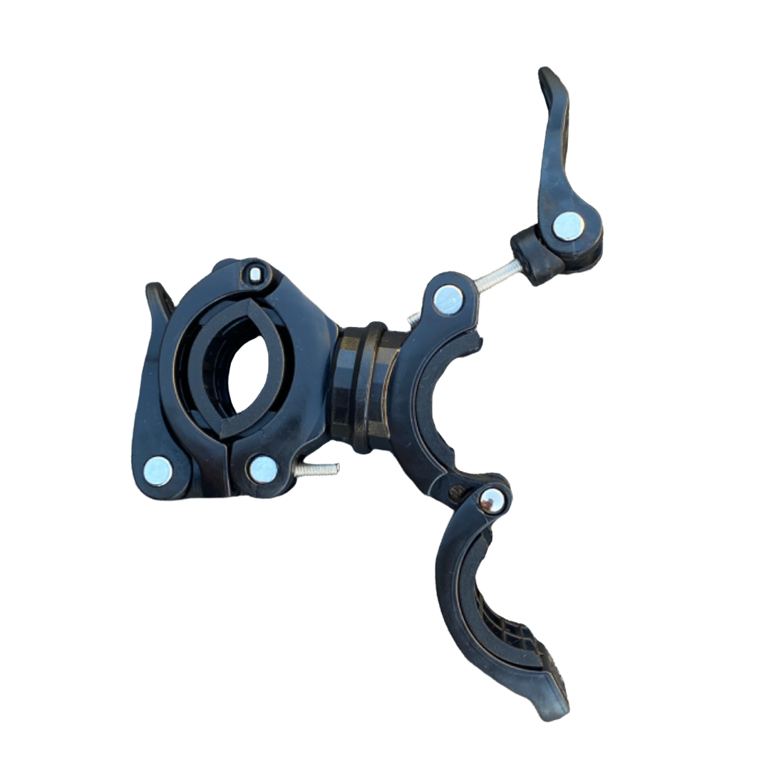 Crutches Holder and Clamp For Mobility Aid  SPIRIT SPARKPLUGS Black