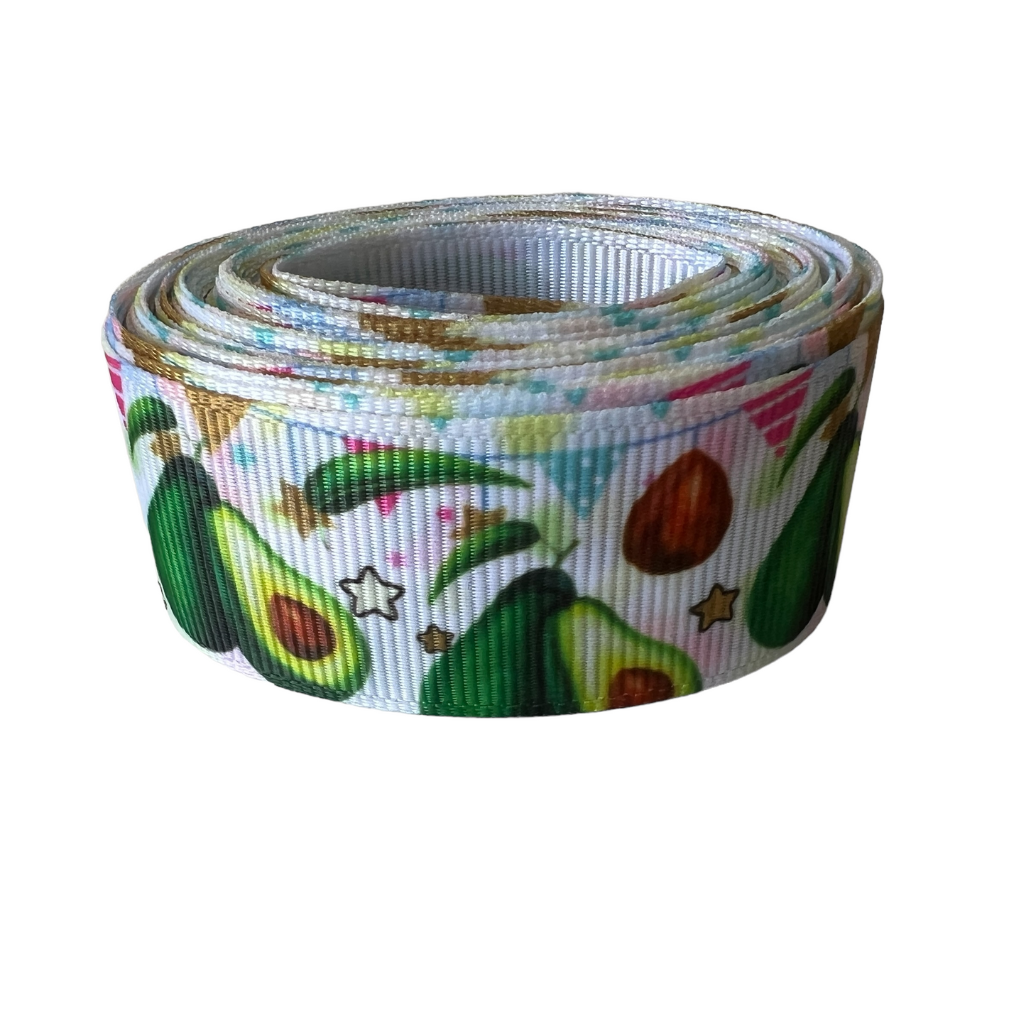 Cross Thread Ribbon — Avocado