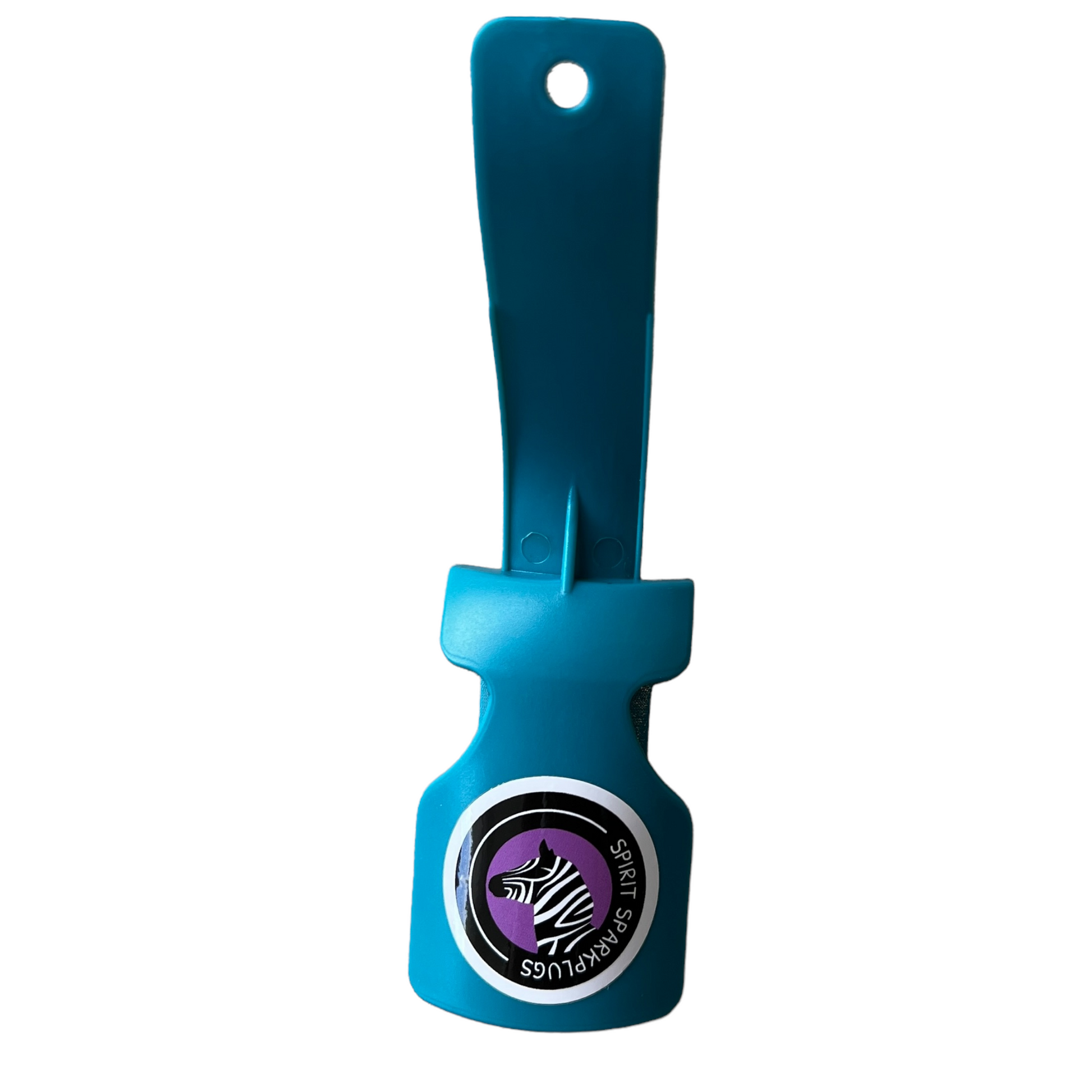 Easy On Easy Off Shoe Horn  SPIRIT SPARKPLUGS Blue