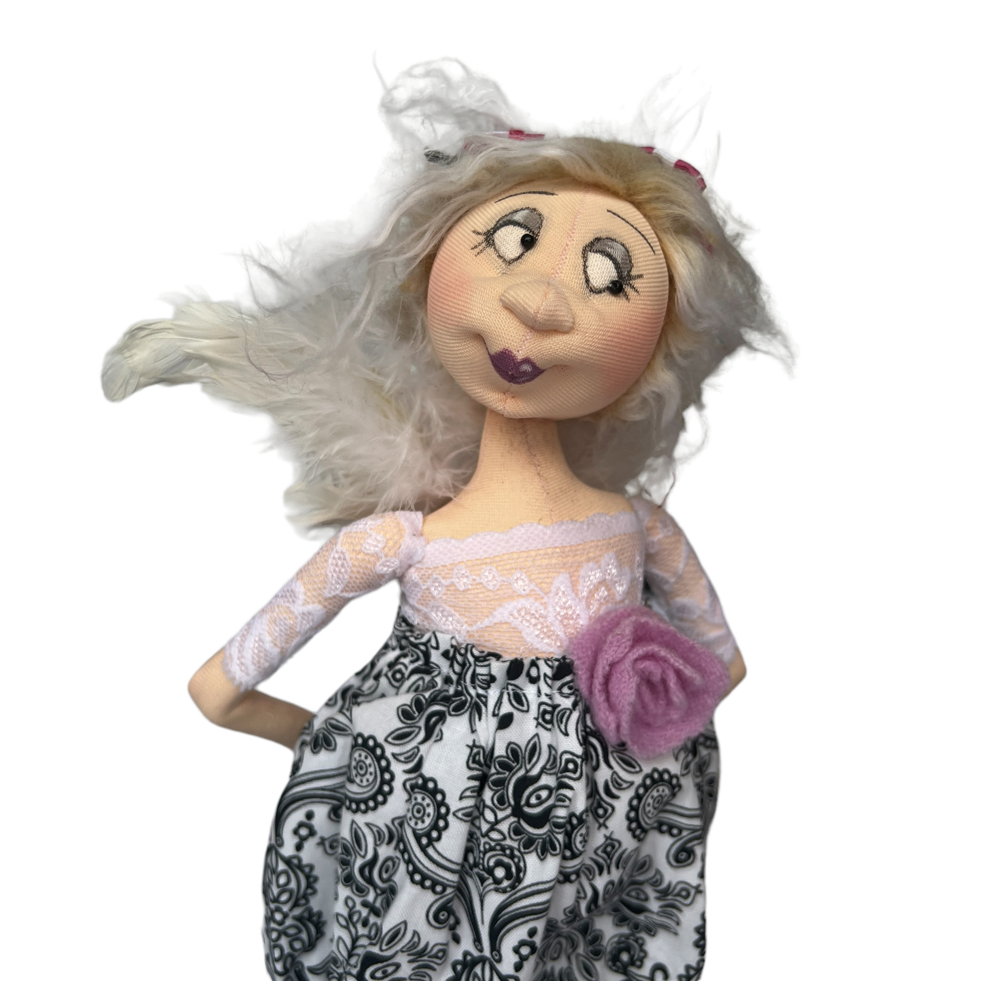 Tina, Sitting Standing Dolls  Splash Quilting