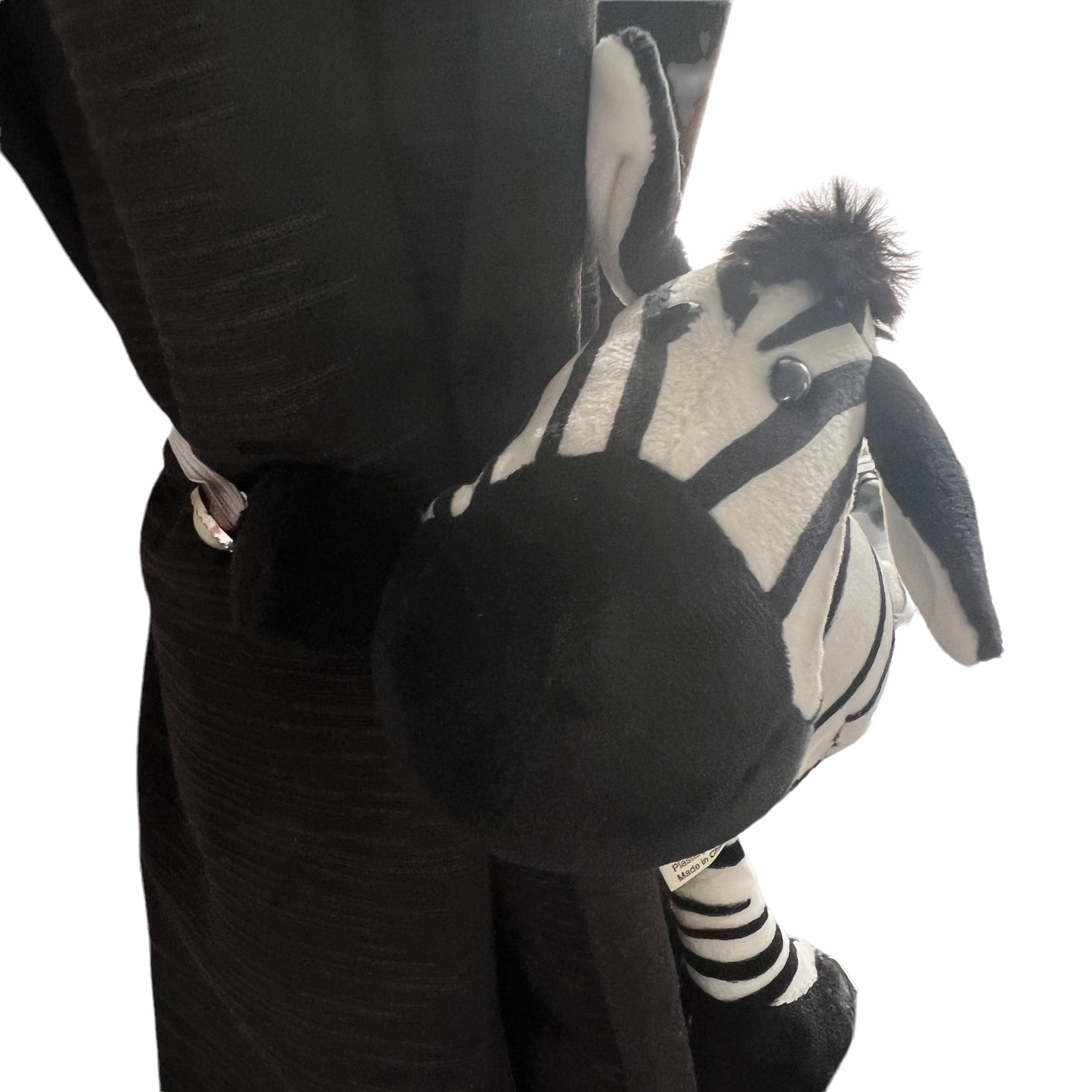 Curtain Holder — Plush (Zebra) Curtain Holdbacks & Tassels SPIRIT SPARKPLUGS