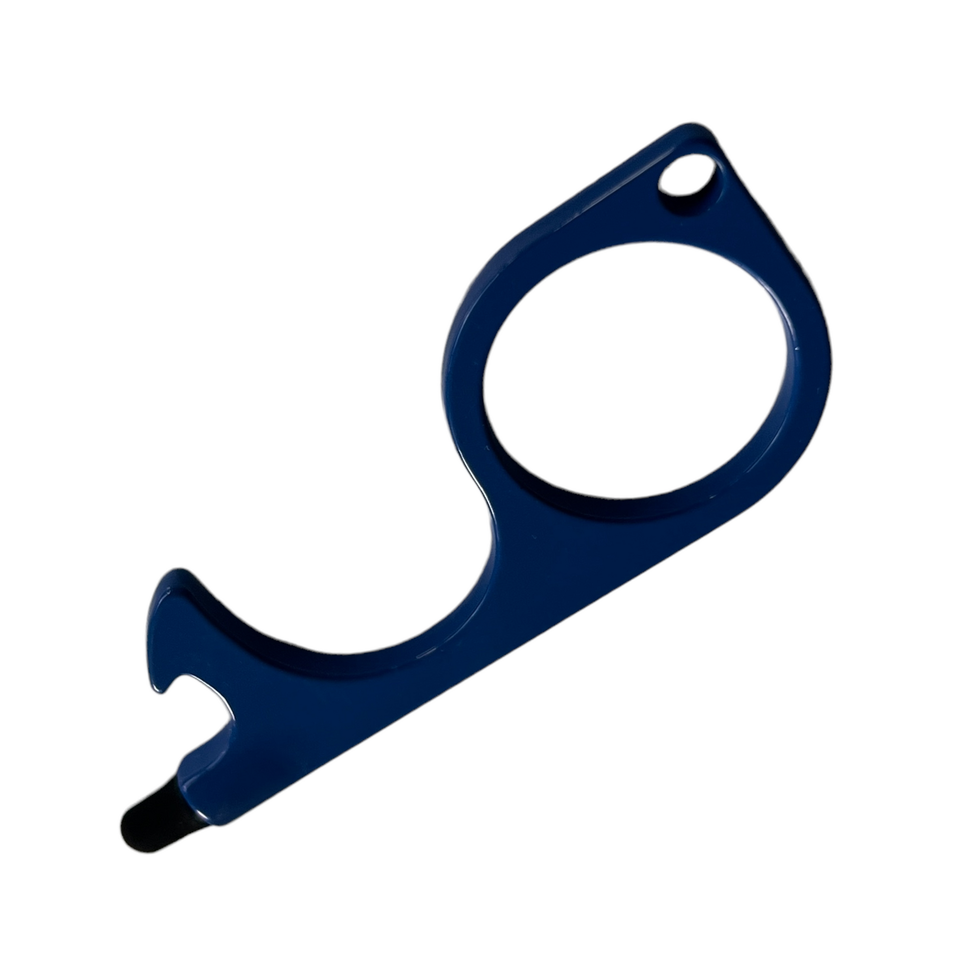 Keyring — No Touch Door Opener + tool Mobility & Accessibility SPIRIT SPARKPLUGS Midnight Black No Clip