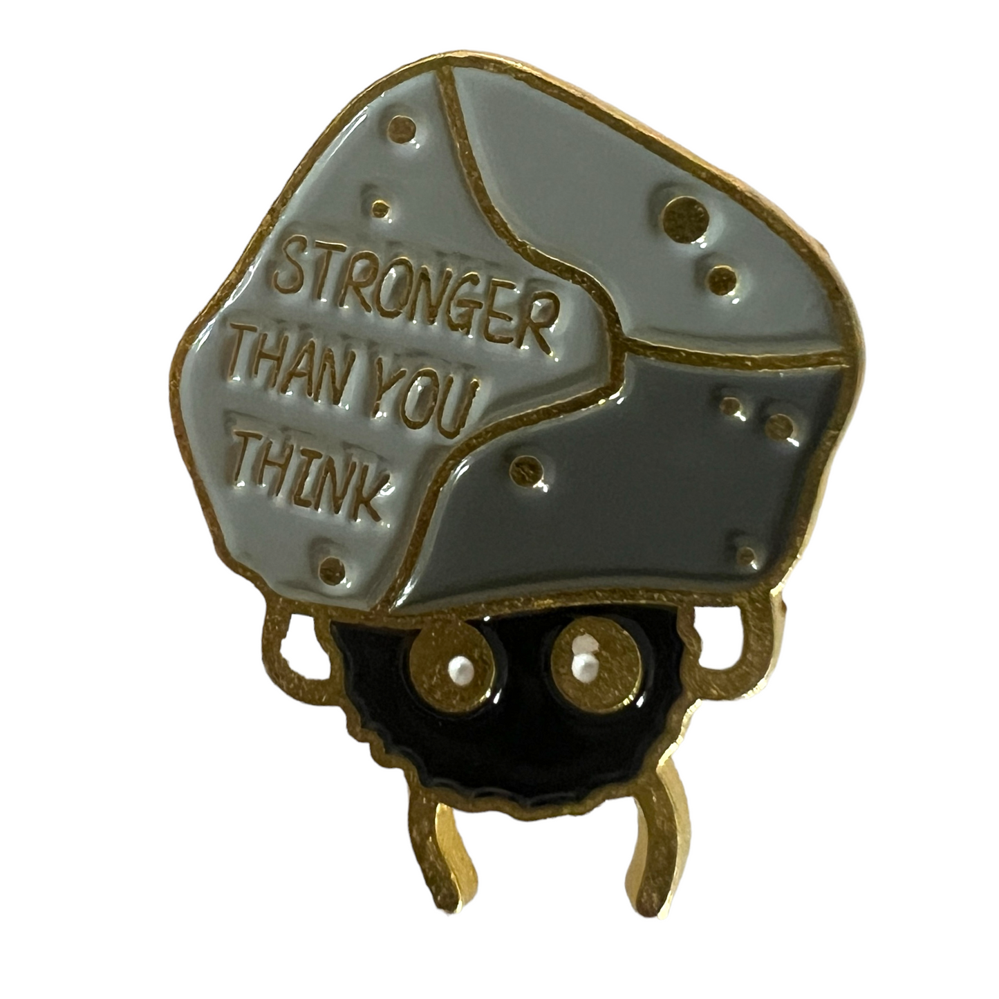 Pin — 'Stronger Than You Think' SPIRIT SPARKPLUGS Rock