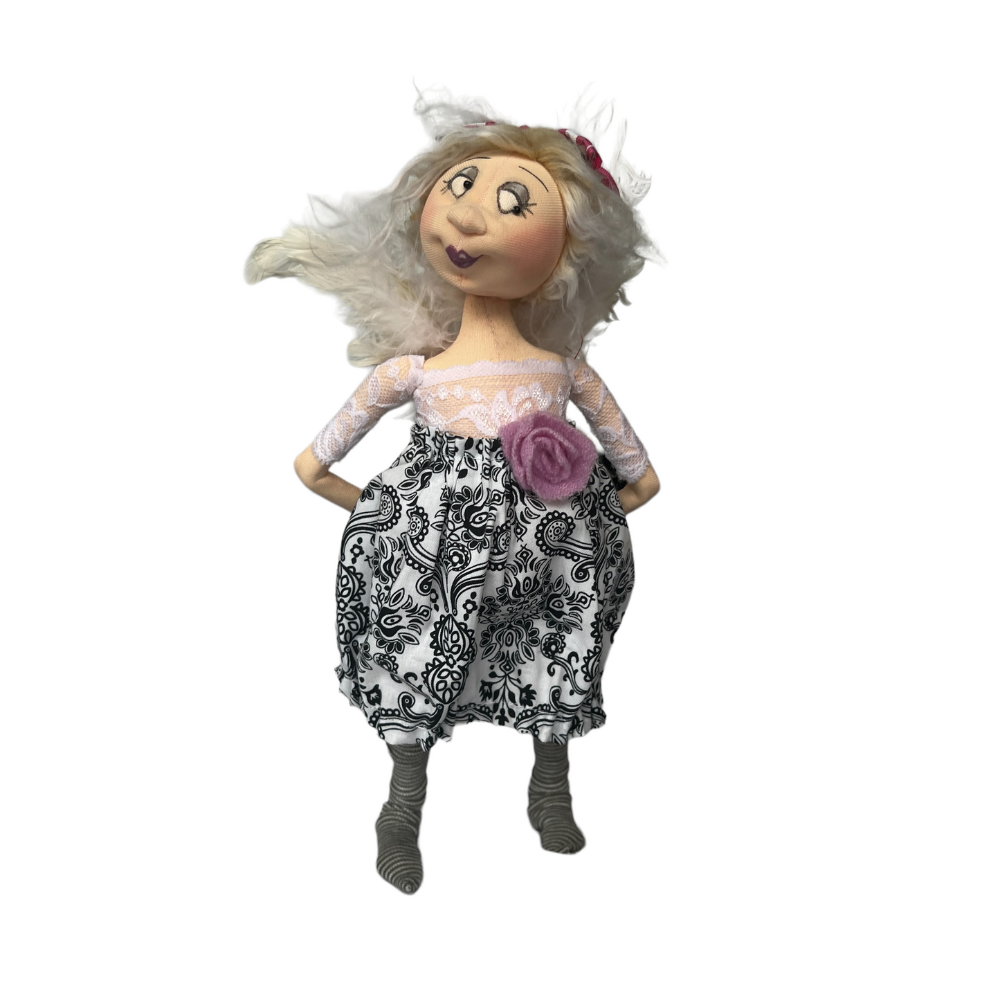 Tina, Sitting Standing Dolls  Splash Quilting