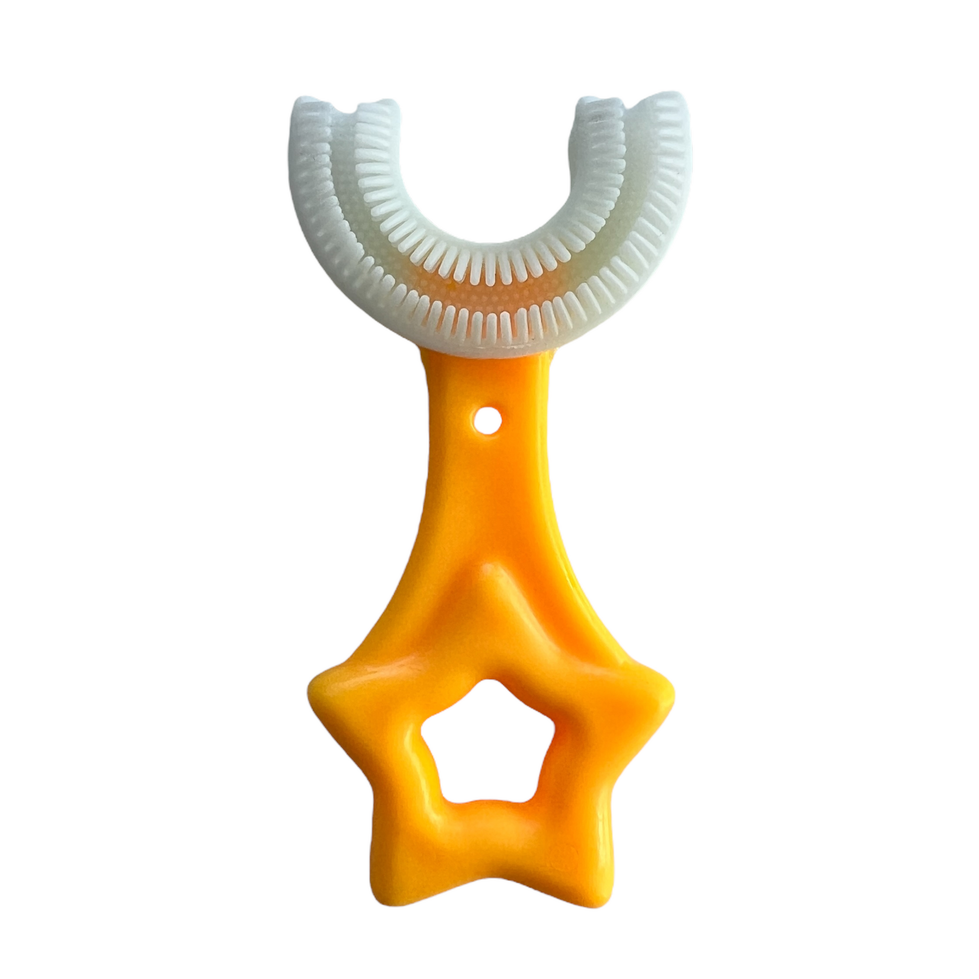 Kids “U” Whole Mouth Toothbrush  SPIRIT SPARKPLUGS Yellow Star Small