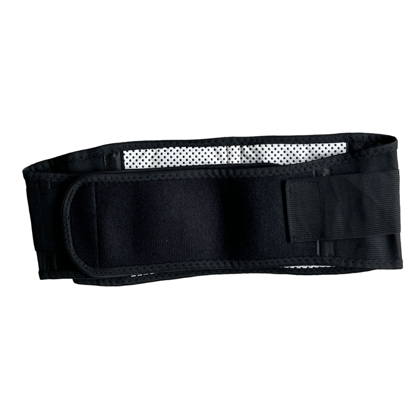 Self Heating Back Support  SPIRIT SPARKPLUGS Black