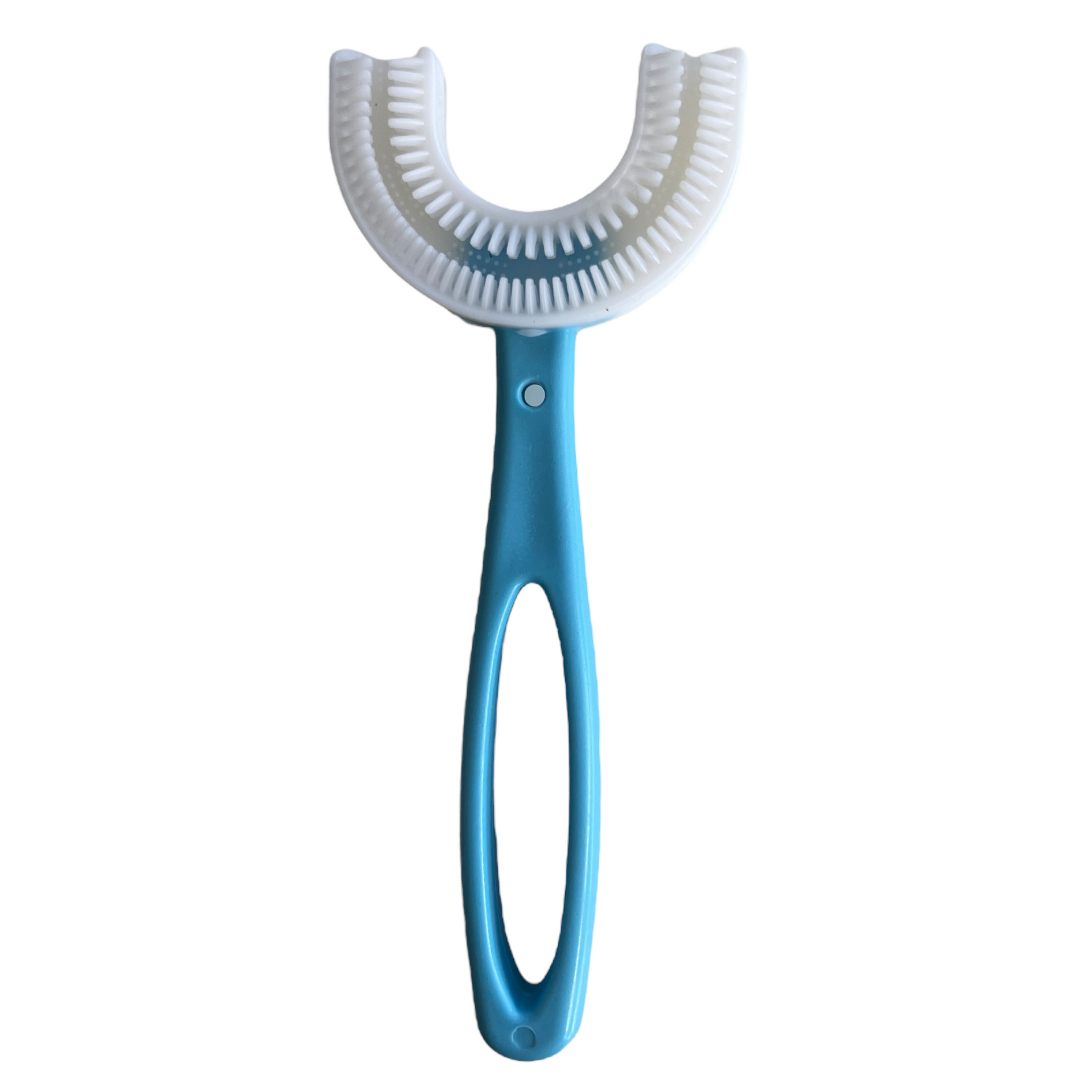 Kids “U” Whole Mouth Toothbrush  SPIRIT SPARKPLUGS Blue Handle Toothbrush Large
