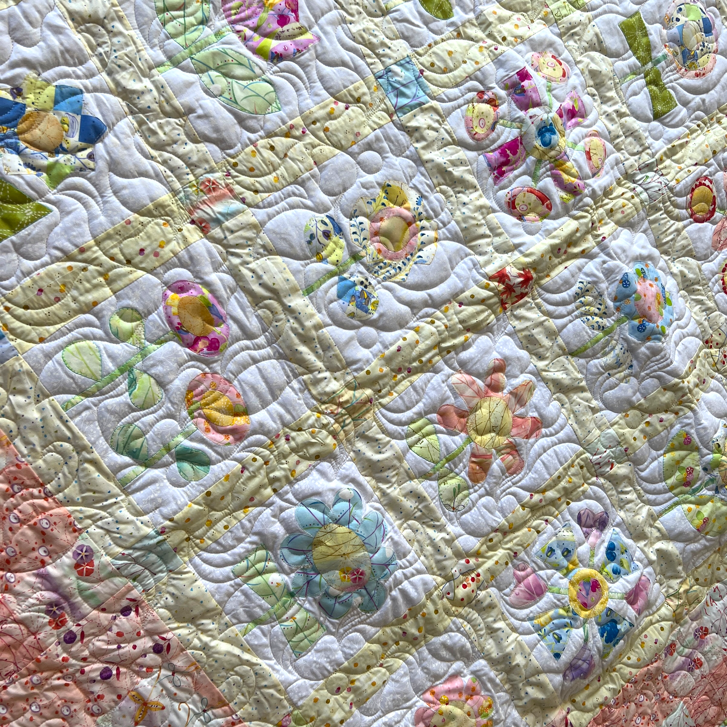 Quilt — Floral, Single Bed Quilt Baby & Toddler Car Seat Accessories Splash Quilting