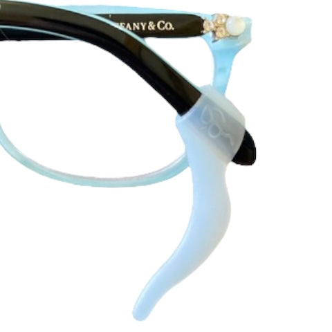 Anti Slip Glasses Ear Hooks  SPIRIT SPARKPLUGS Clear X Large