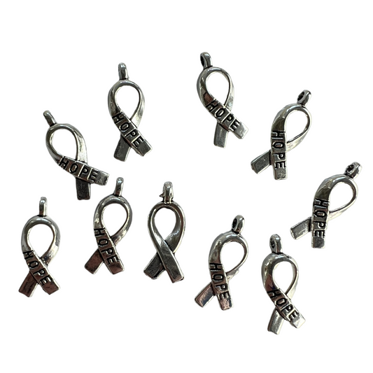 Craft — Hope Ribbon Charms Arts & Crafts SPIRIT SPARKPLUGS