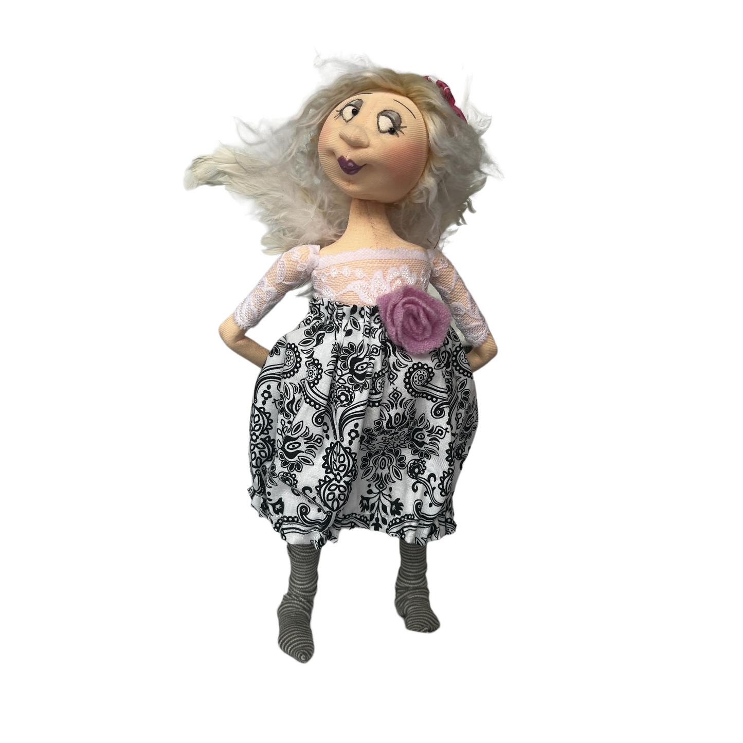 Tina, Sitting Standing Dolls  Splash Quilting