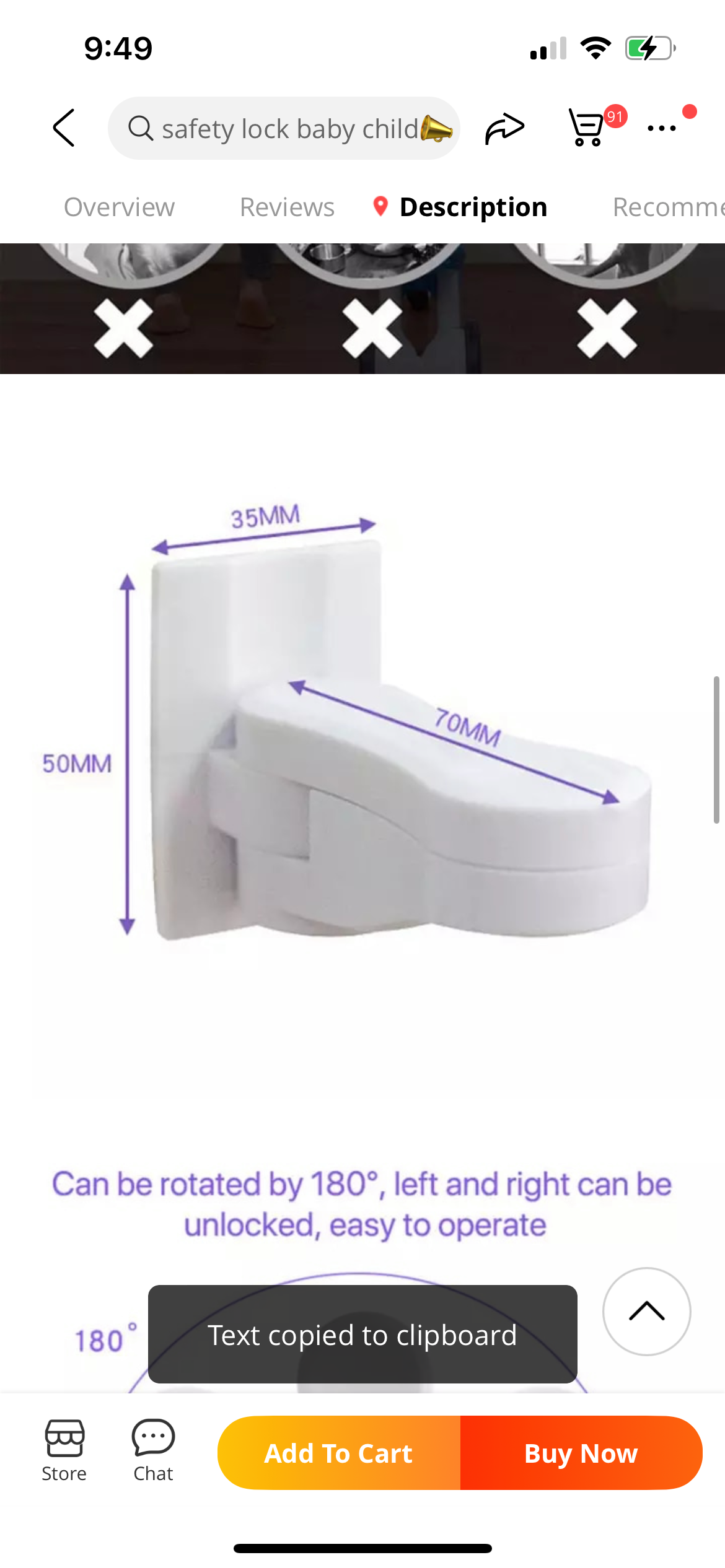 🍦💡✝️🎥 Safety Clip for Doors, Ovens, and Handles Home Doors SPIRIT SPARKPLUGS