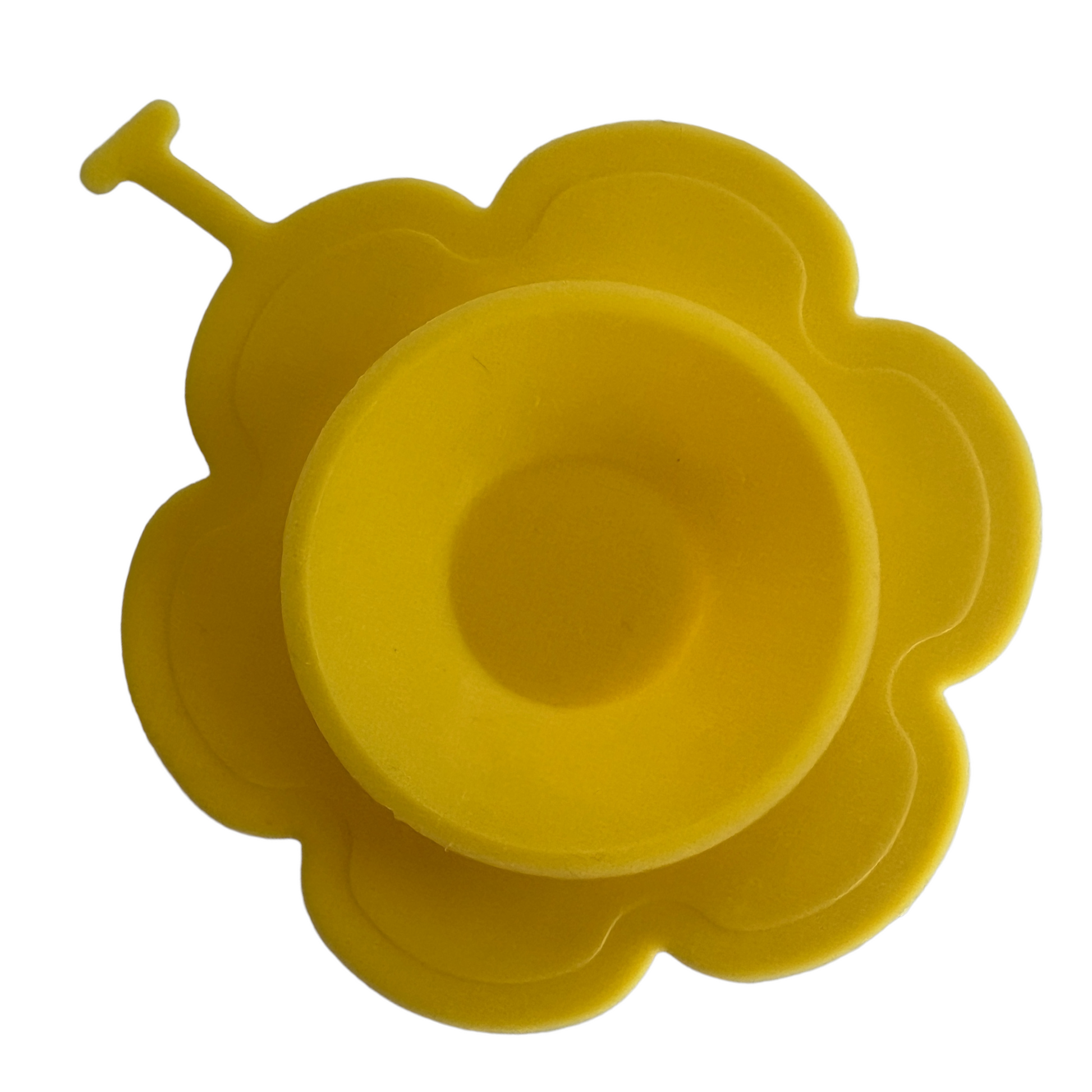 Plate Grip Flower  SPIRIT SPARKPLUGS Yellow