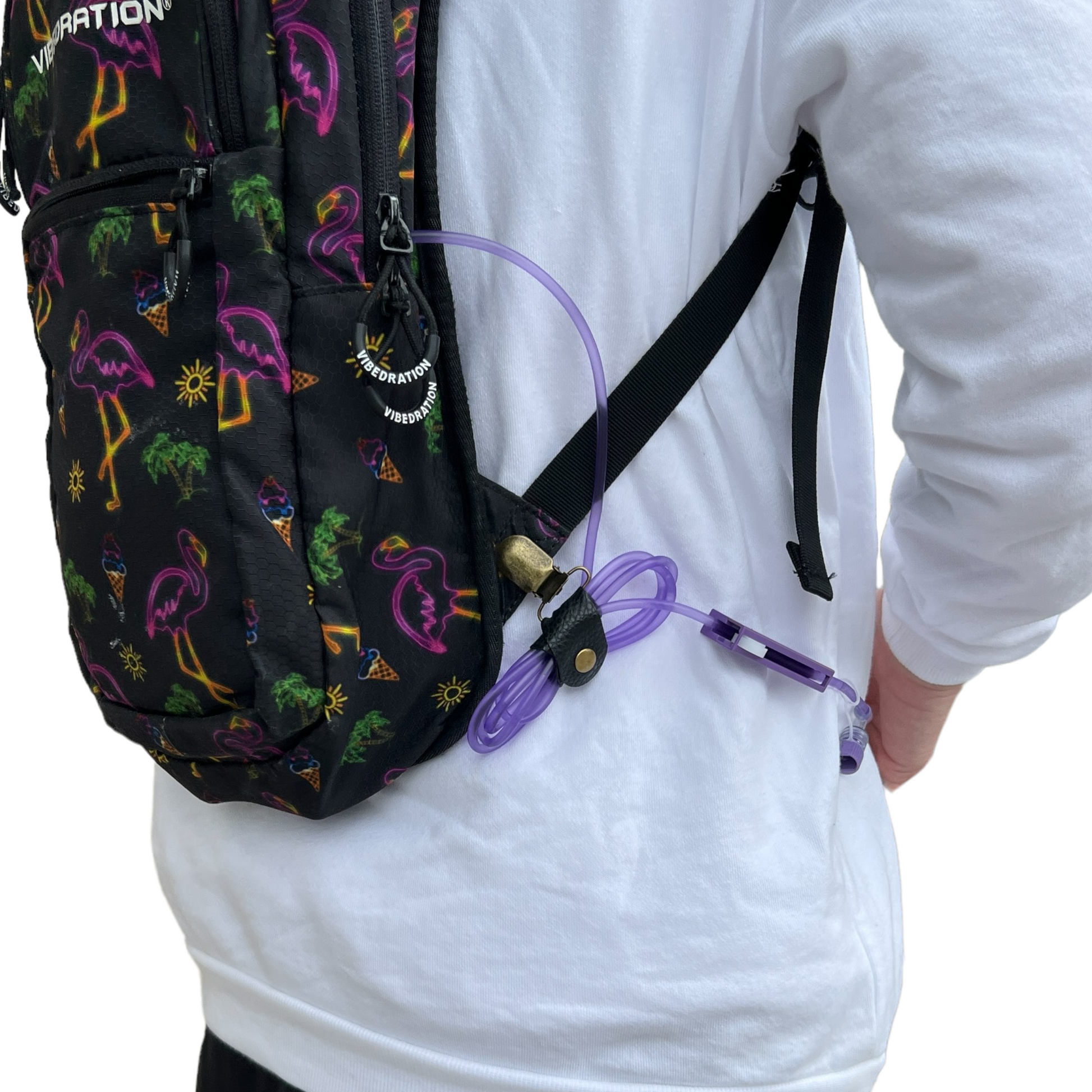 Leather Tubie Clip / Handbag Accessory  SPIRIT SPARKPLUGS