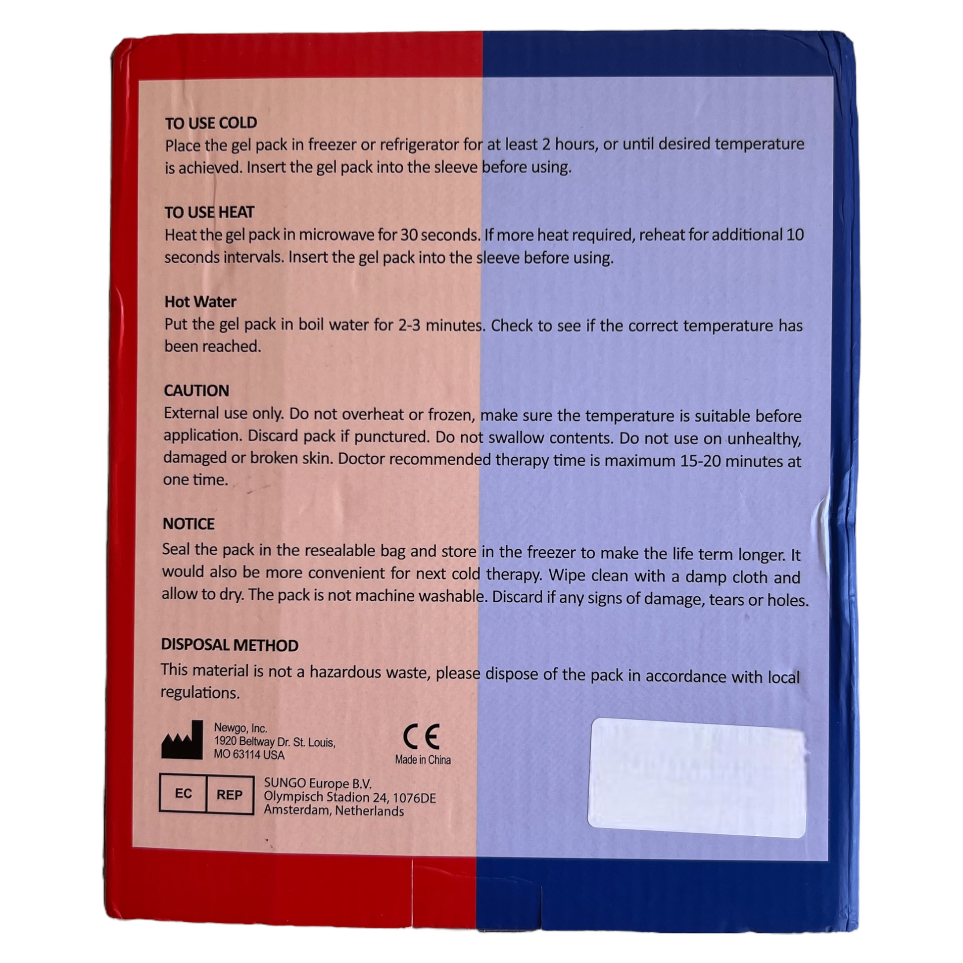 💎 Reusable Ice Pack - Back/Stomach Wrap Ice Packs SPIRIT SPARKPLUGS