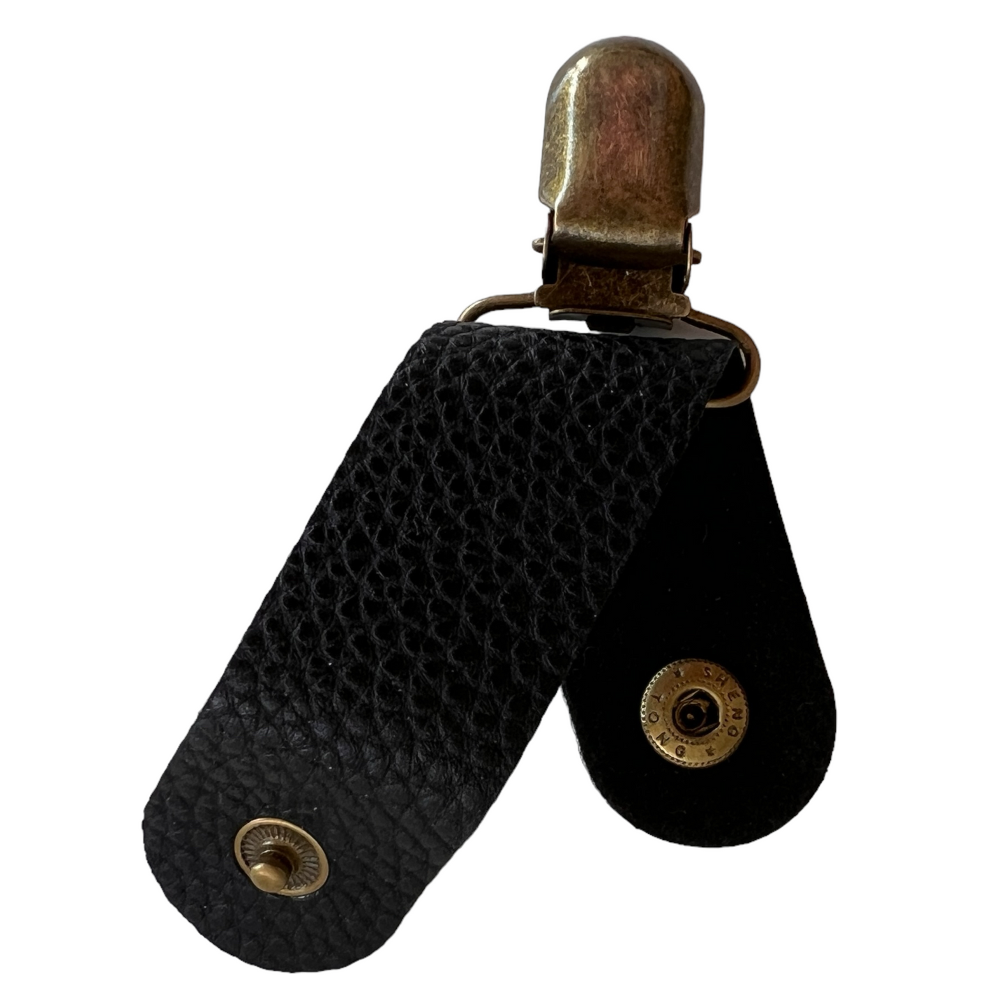 Leather Tubie Clip / Handbag Accessory  SPIRIT SPARKPLUGS