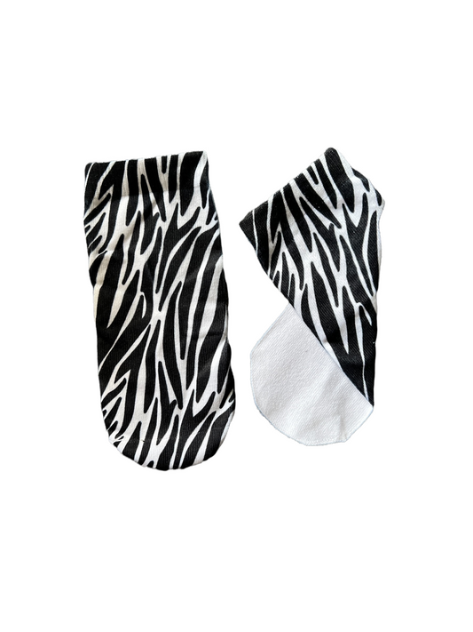 💰🎨 Ankle Socks — Zebra Socks SPIRIT SPARKPLUGS
