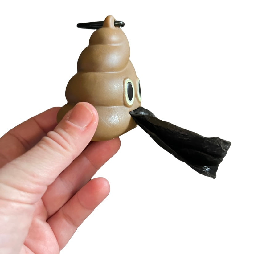 Poop Emoji Rubbish Bag Dispenser Pet Waste Bag Dispensers & Holders SPIRIT SPARKPLUGS