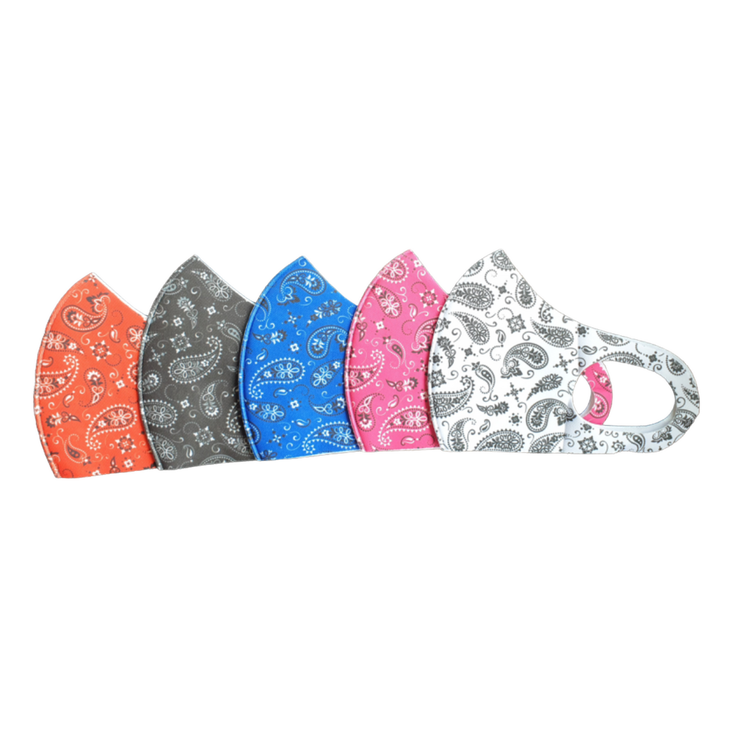 Adult Neoprene Reusable Mask — Paisley Mask SPIRIT SPARKPLUGS