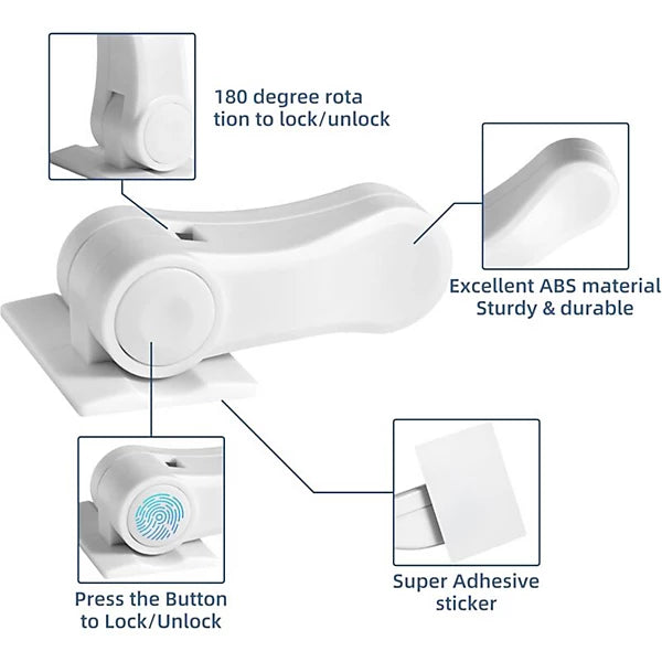 Safety Clip for Doors, Ovens, and Handles