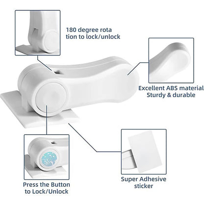 Safety Clip for Doors, Ovens, and Handles