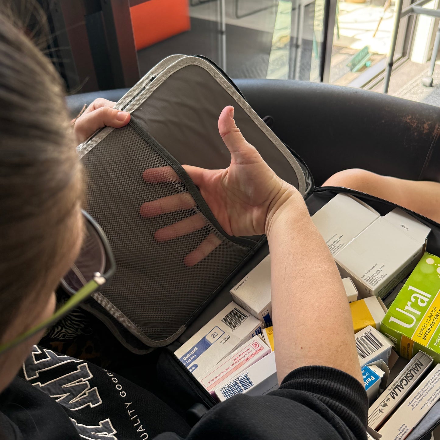 Extra Large Medication Travel Pouch