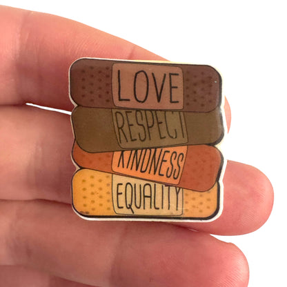 Pin — Band-Aid ‘Love, Respect, Kindness, Empathy’