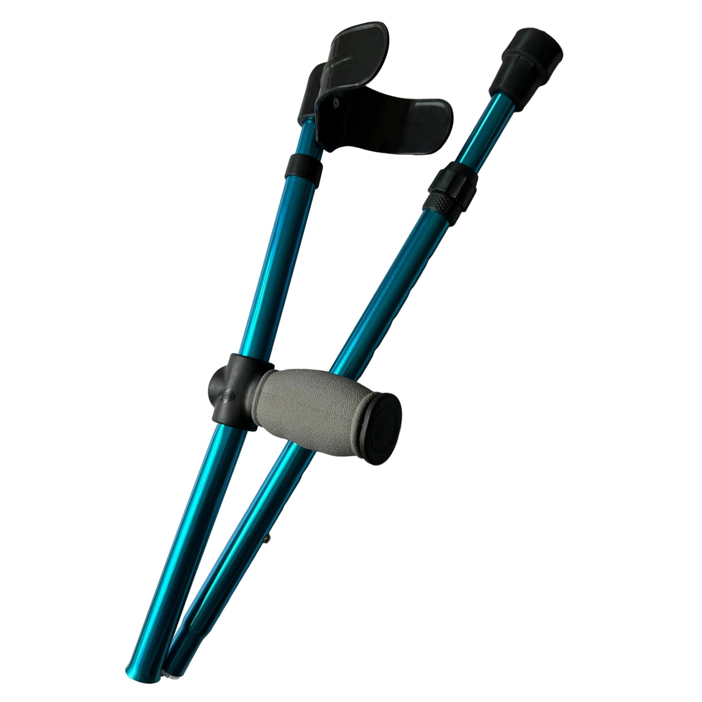 Walking Aid — Fold Up Crutch (Blue)