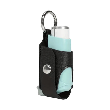Inhaler Cuff Key Keyring — Leatherette Inhaler Holder (snap) – Kylee & Co