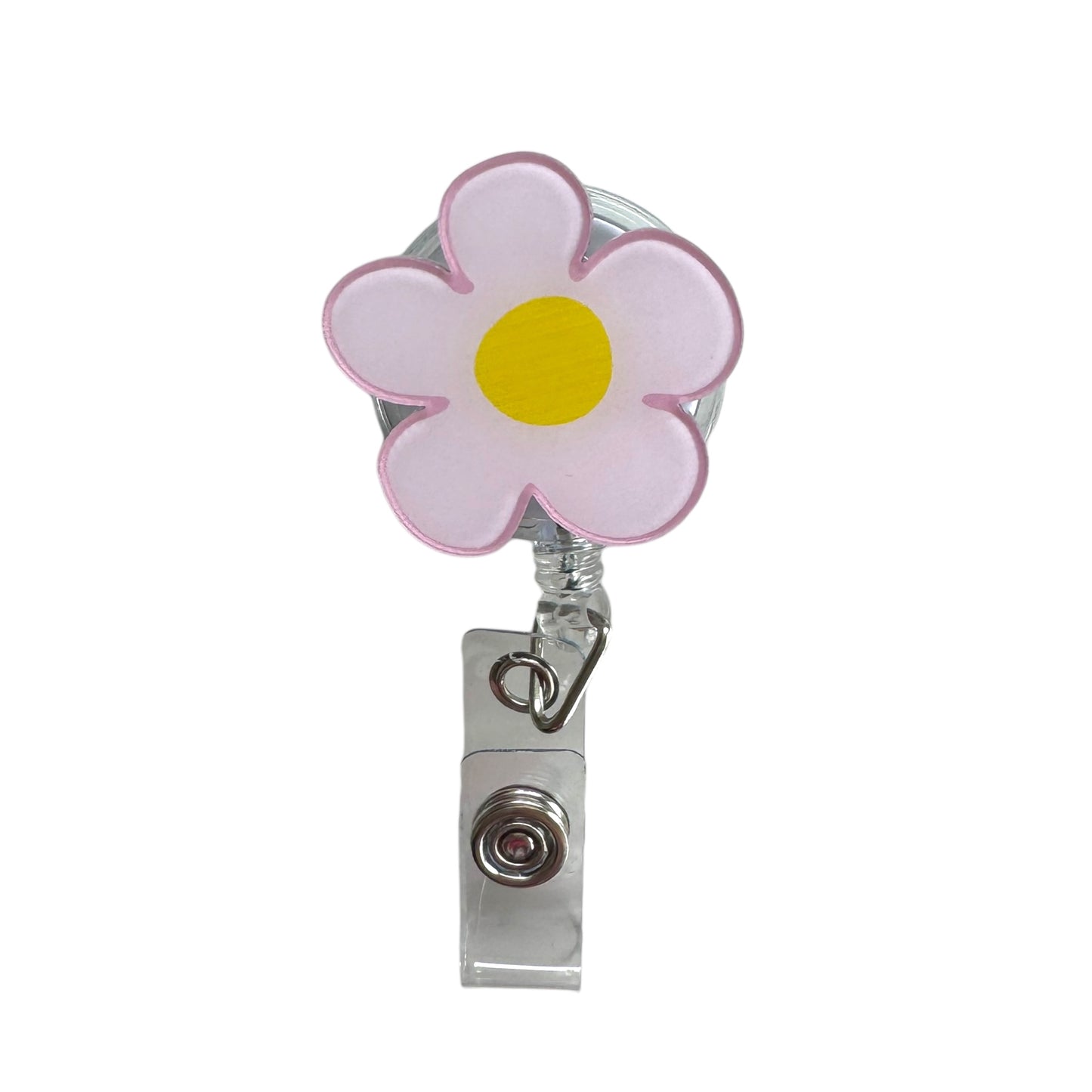 Retractable Badge Holder (Nurses) — Flower