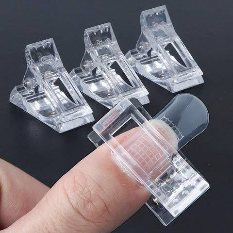 False nail mold / tubing clip